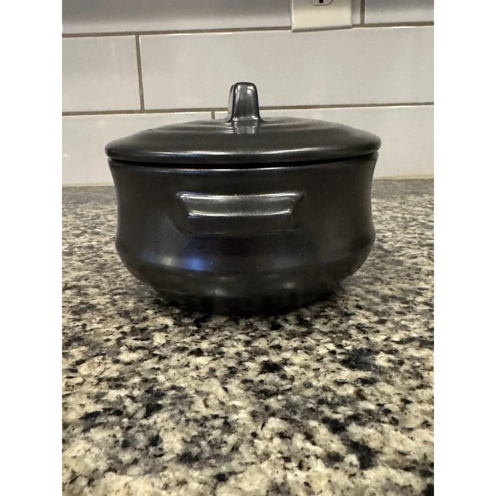 Korean Stone Pot with Lid, Clay Pot for Cooking Hot Pot Dolsot Bibimba